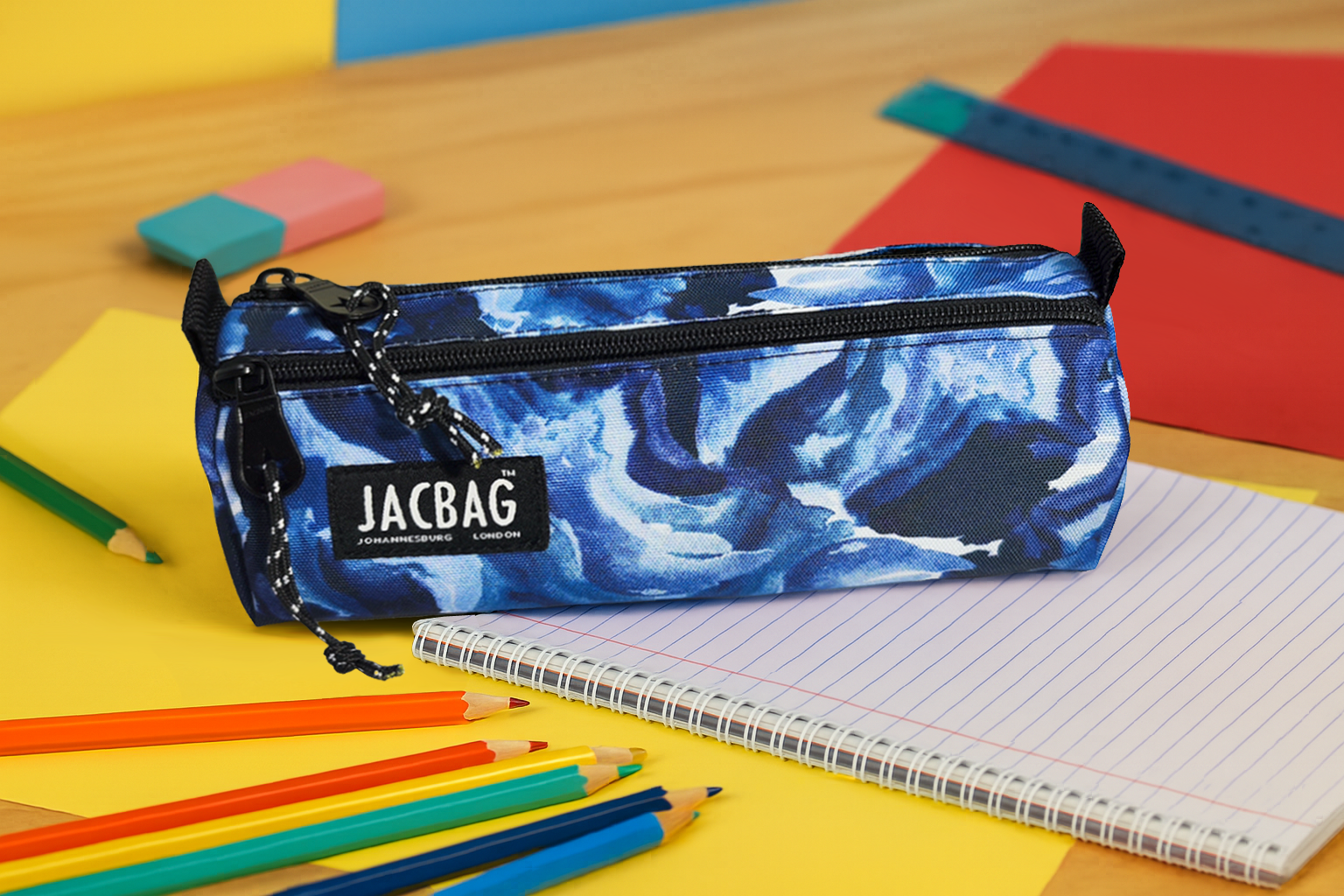 Jacbag Dual Prıme-Çift Bölmeli Üçgen Tip Kalem Kutusu