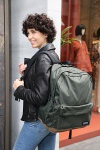 Jacbag Campus-Deri Tabanlı İki Bölmeli Sırt Çantası