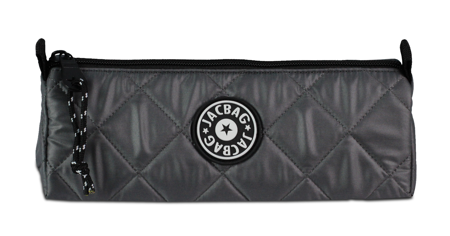 Jacbag Prime Soft-Kapitone Üçgen Kalemkutu Prime Soft-Gri