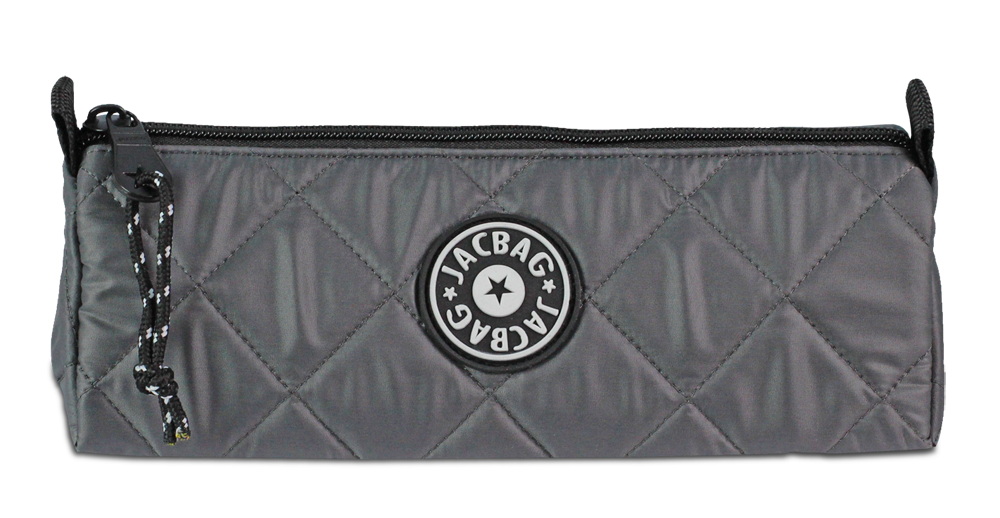 Jacbag Prime Soft-Kapitone Üçgen Kalemkutu Prime Soft-Gri