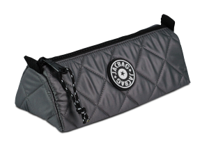 Jacbag Prime Soft-Kapitone Üçgen Kalemkutu Prime Soft-Gri