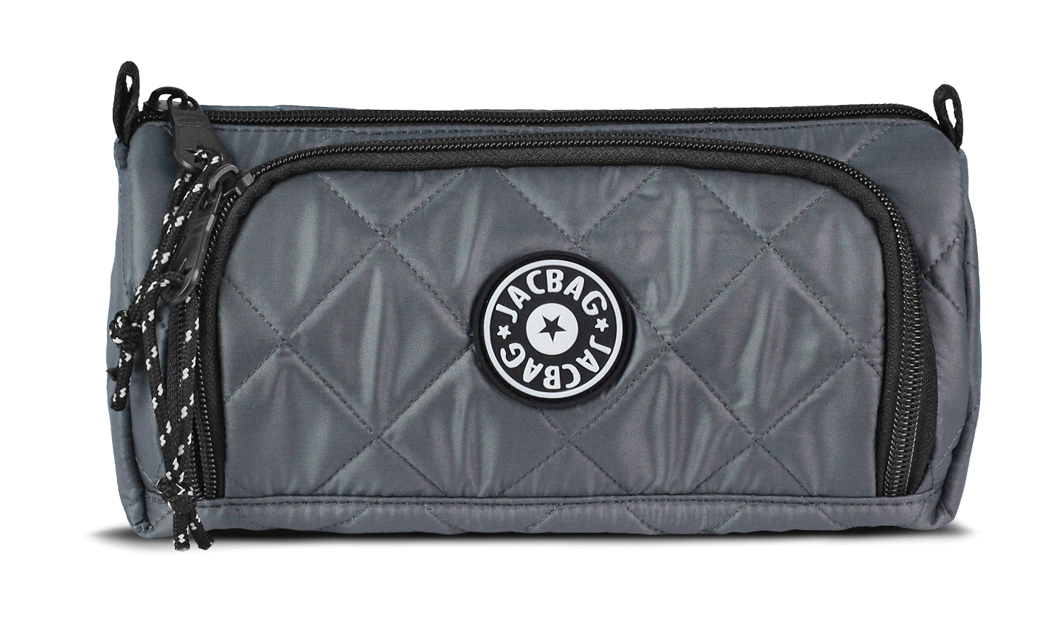 Jacbag Prime XL Soft-Çift Bölmeli  Kapitone Kalemkutu Prime XL Soft-Gri