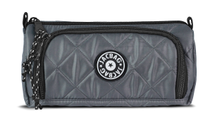 Jacbag Prime XL Soft-Çift Bölmeli  Kapitone Kalemkutu Prime XL Soft-Gri