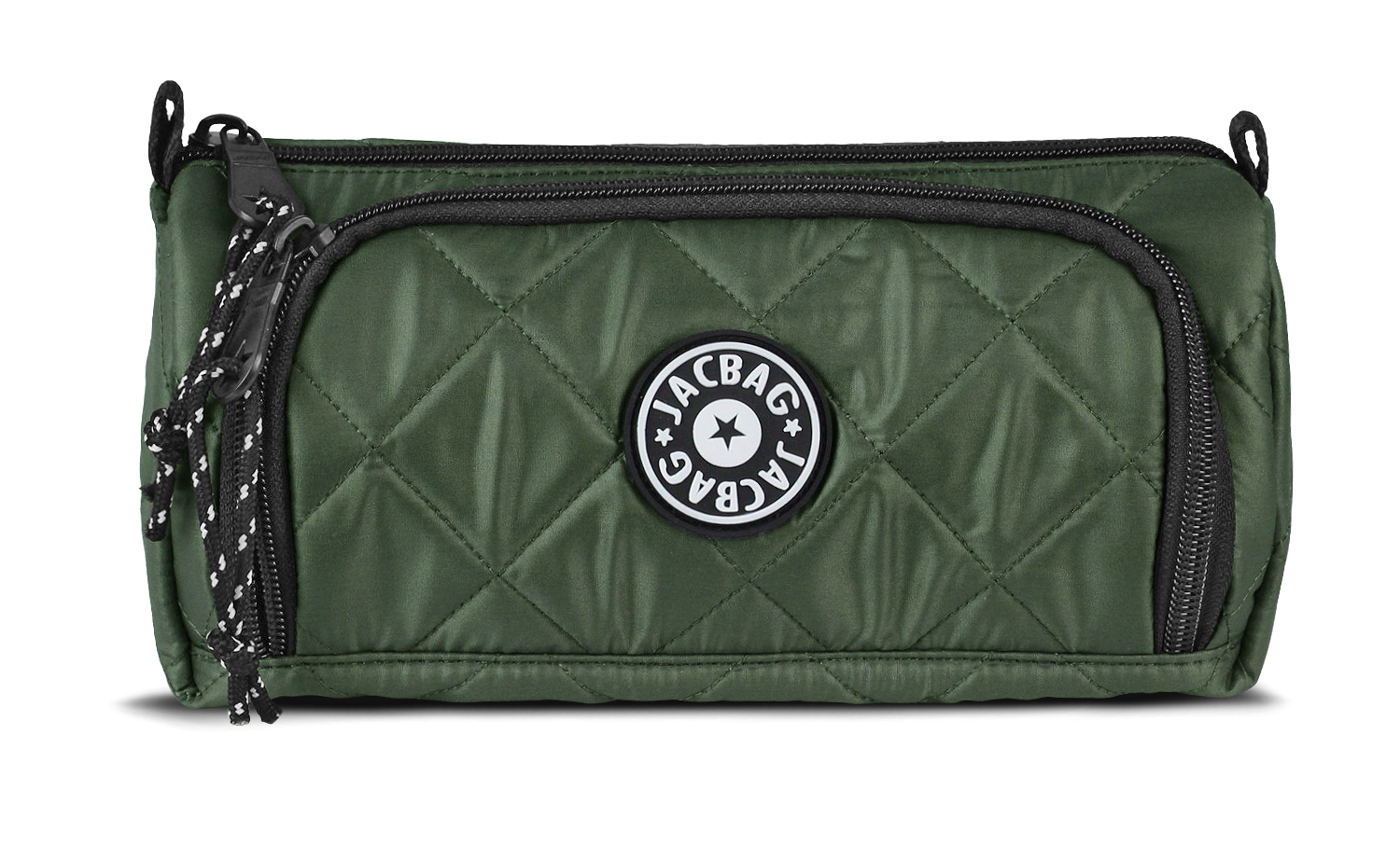 Jacbag Prime XL Soft-Çift Bölmeli  Kapitone Kalemkutu Prime XL Soft-Haki