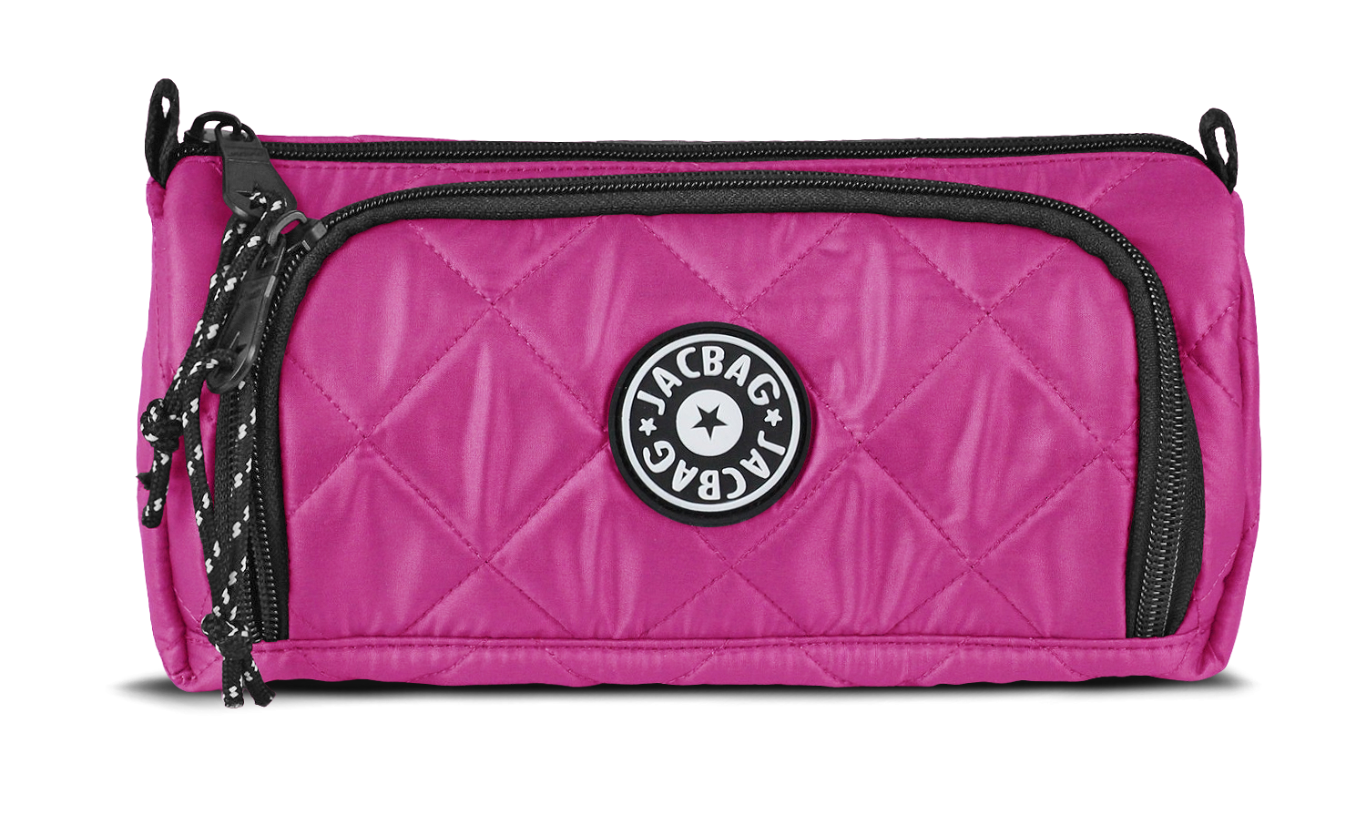 Jacbag Prime XL Soft-Çift Bölmeli  Kapitone Kalemkutu Prime XL Soft-Pembe