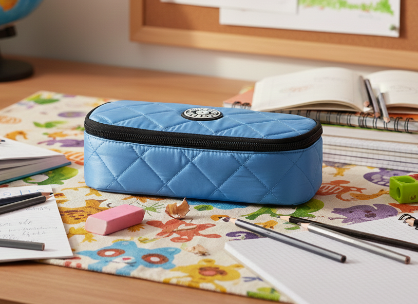 Jacbag Oval XL Soft-Oval Tip Büyük Boy Kapitone Kalem Kutusu