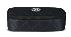 Jacbag Oval XL Soft-Oval Tip Büyük Boy Kapitone Kalem Kutusu Oval XL Soft-Siyah