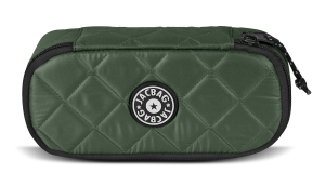 Jacbag Oval XL Soft-Oval Tip Büyük Boy Kapitone Kalem Kutusu Oval XL Soft-Haki