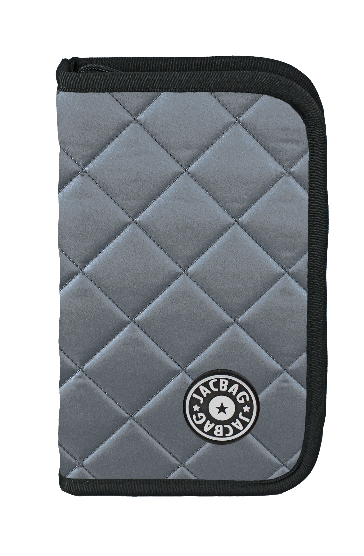 Jacbag cover Soft-Sert Kapaklı Ayraçlı kapitone Kalem Kutusu Cover Soft-Gri