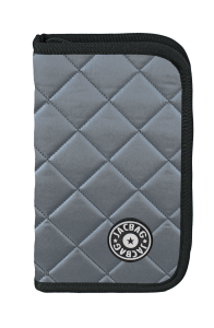 Jacbag cover Soft-Sert Kapaklı Ayraçlı kapitone Kalem Kutusu Cover Soft-Gri