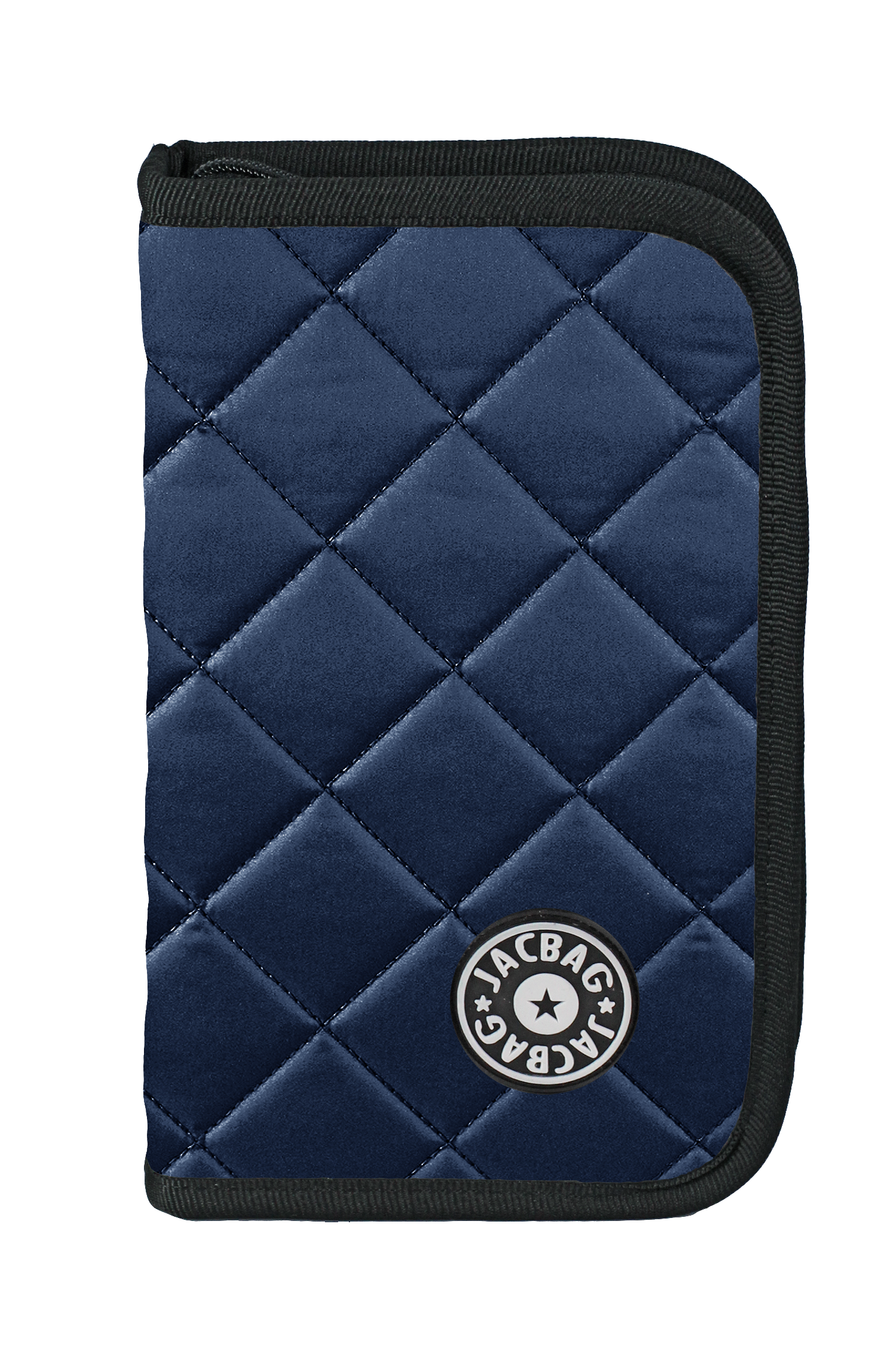 Jacbag cover Soft-Sert Kapaklı Ayraçlı kapitone Kalem Kutusu Cover Soft-Lacivert