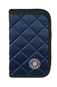 Jacbag cover Soft-Sert Kapaklı Ayraçlı kapitone Kalem Kutusu Cover Soft-Lacivert