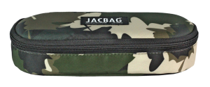 Jacbag Oval Kalem Kutusu Medıum Oval Medium-Haki Camoflora