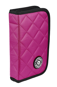 Jacbag cover Soft-Sert Kapaklı Ayraçlı kapitone Kalem Kutusu Cover Soft-Pembe