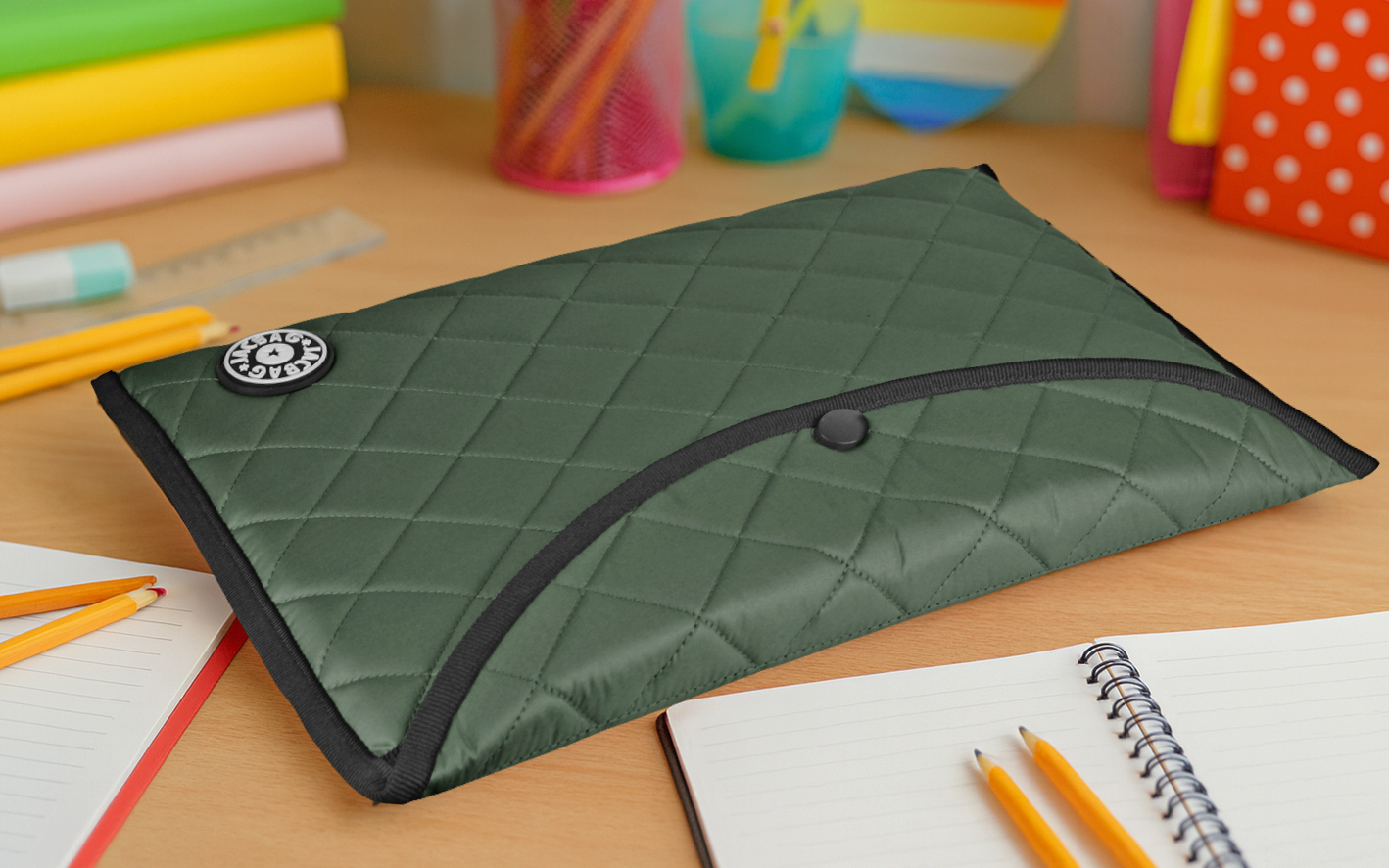 Jacbag Snap Folder Soft A4-Kapitone Çıtçıtlı Dosya A4