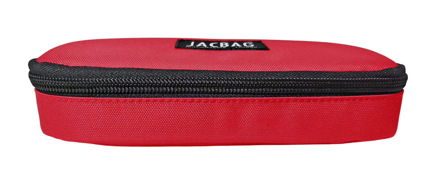 Jacbag Oval Kalem Kutusu Medıum Oval Medium-Kırmızı