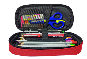 Jacbag Oval Kalem Kutusu Medıum Oval Medium-Kırmızı