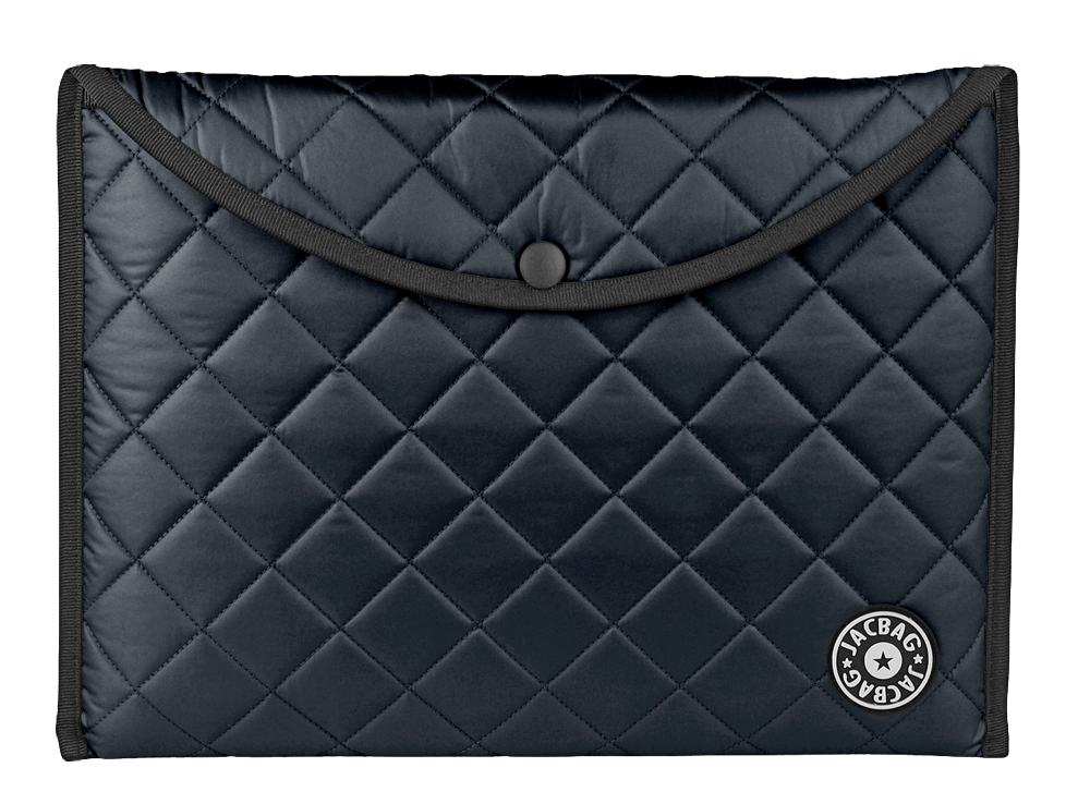 Jacbag Snap Folder Soft A4-Kapitone Çıtçıtlı Dosya A4 Çıtçıtlı-Soft Siyah