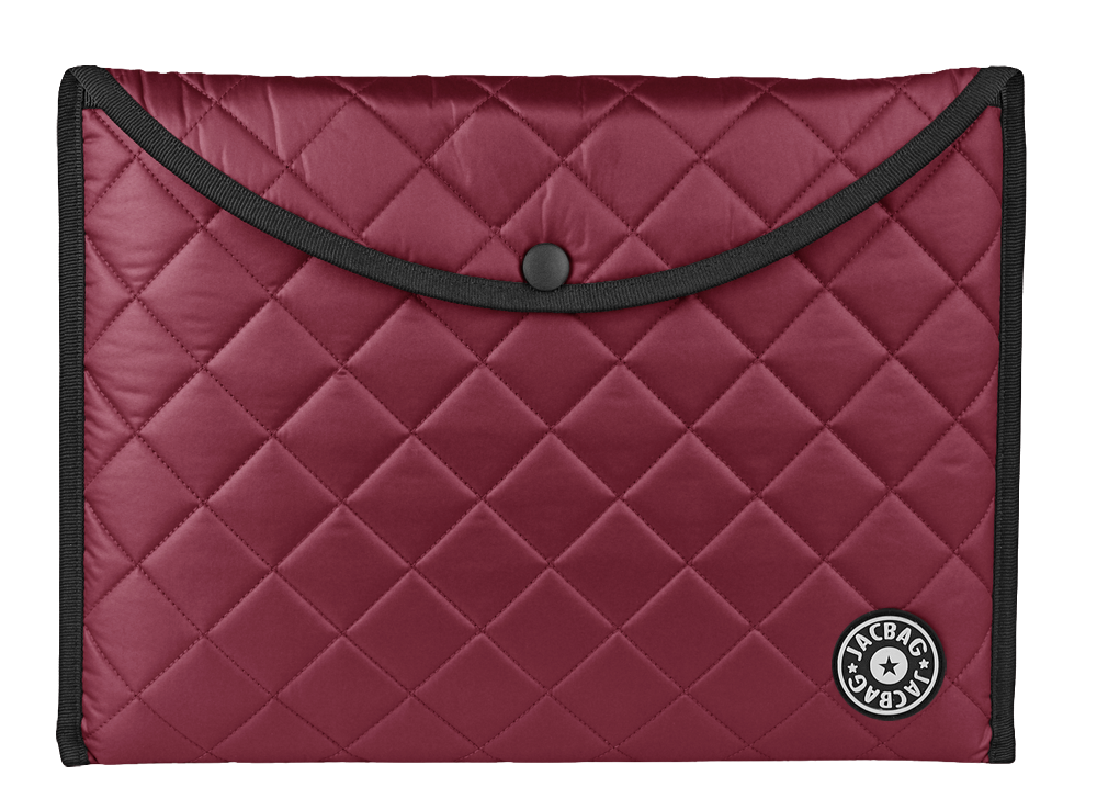 Jacbag Snap Folder Soft A4-Kapitone Çıtçıtlı Dosya A4 Çıtçıtlı-Kapitone-Bordo