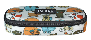 Jacbag Oval Kalem Kutusu Medıum Oval Medium-Neşeli Patiler