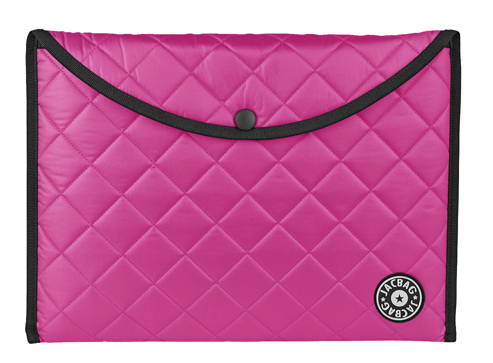 Jacbag Snap Folder Soft A4-Kapitone Çıtçıtlı Dosya A4 Çıtçıtlı-Kapitone-Pembe