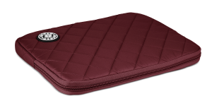 Jacbag Tablet Soft-Fermuarlı Kapitone Tablet Çantası Kapitone-Tablet-Bordo