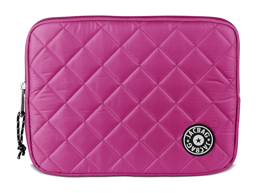 Jacbag Tablet Soft-Fermuarlı Kapitone Tablet Çantası Tablet Soft Pembe