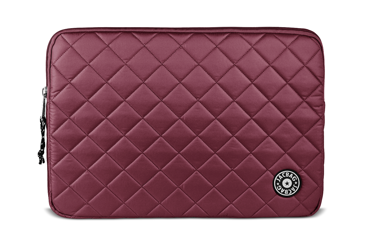 Jacbag Notebag Soft-Kapitone Evrak ve Notebook Çantası Kapitone Notebag-Bordo