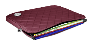 Jacbag Notebag Soft-Kapitone Evrak ve Notebook Çantası Kapitone Notebag-Bordo