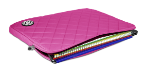 Jacbag Notebag Soft-Kapitone Evrak ve Notebook Çantası Notebag Soft Pembe