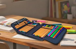 Jacbag Cover -Sert Kapaklı Lastikli Kalem Kutusu