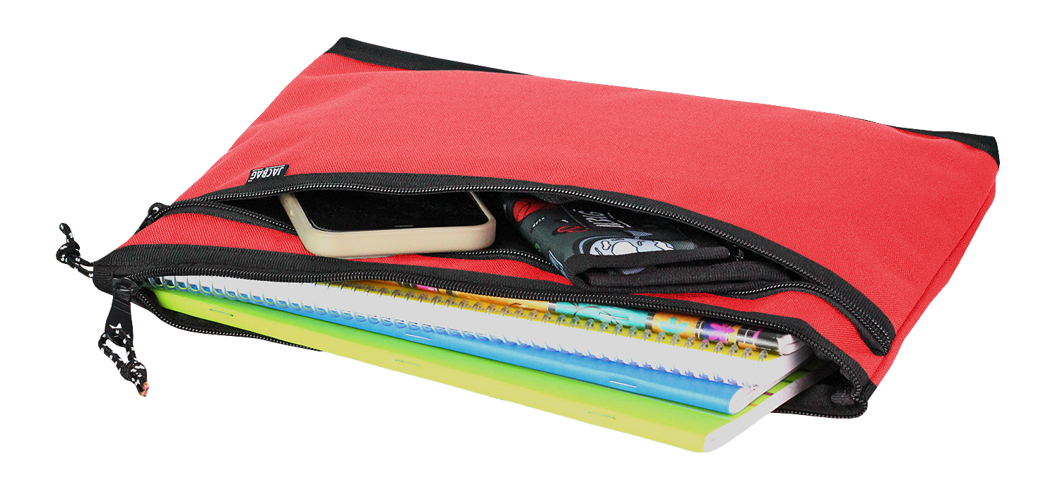 Jacbag Dual Zip Folder -İki Bölmeli Dosya Çanta  A4