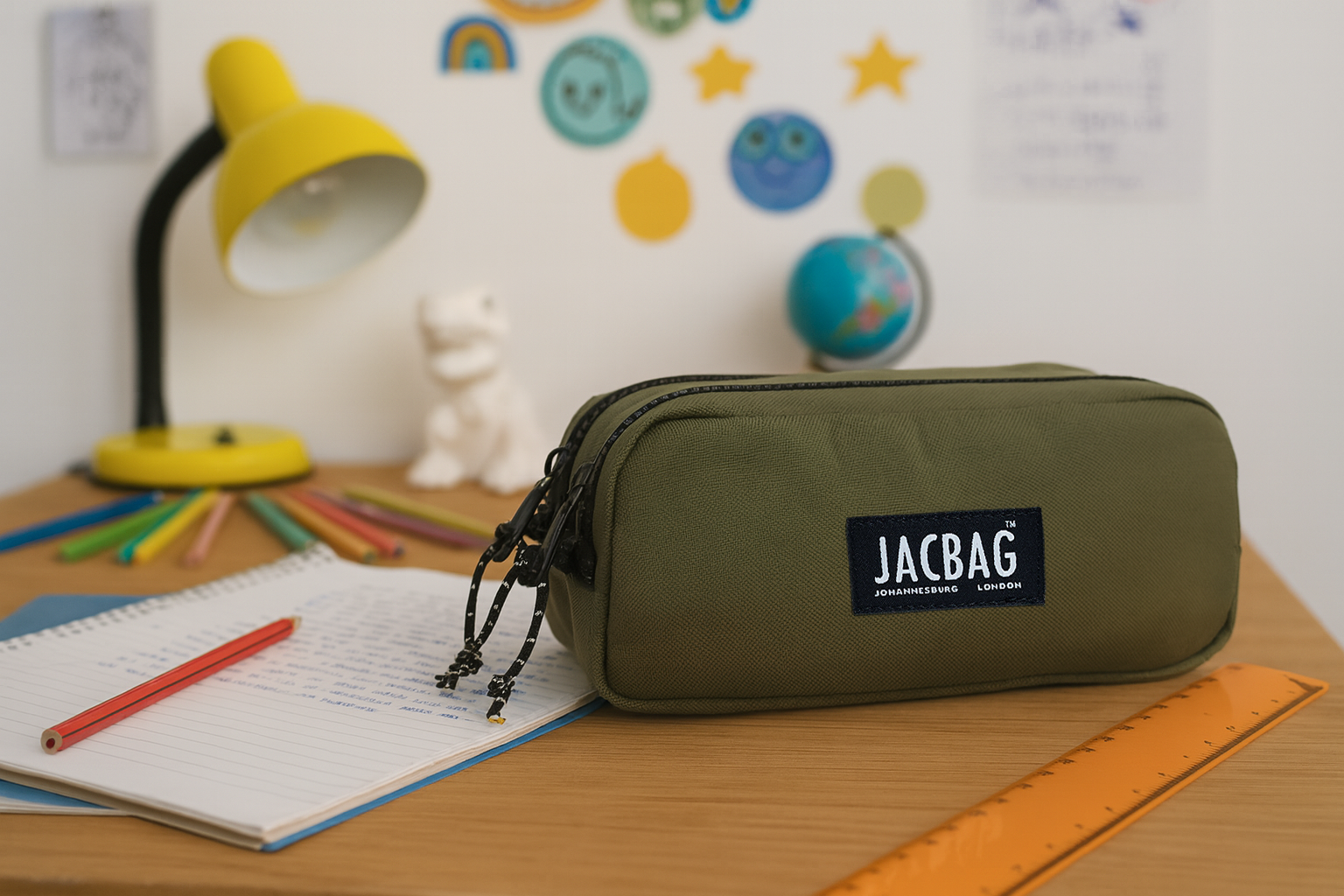 Jacbag Dual Pouch-İki Bölmeli Kalem Kutusu