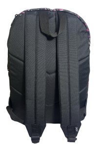 Jacbag Classic-Tek Bölmeli Sırt Çantası Classic Jac-Pembe-Geometrik