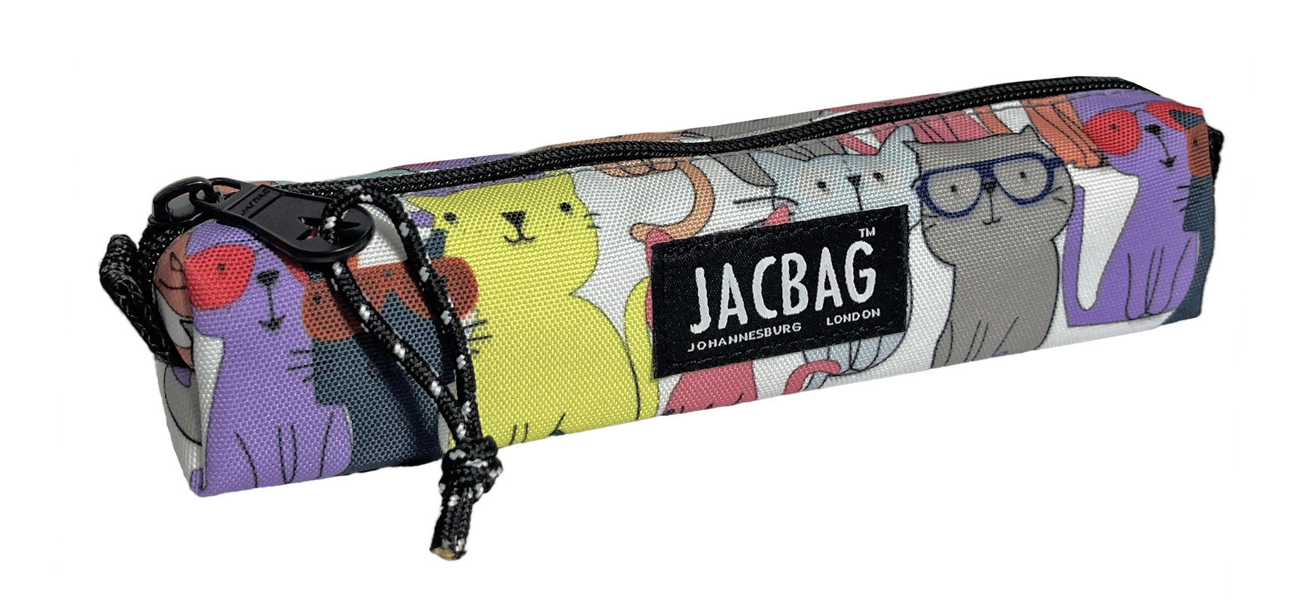 Jacbag Prizma-Sosis Tip Kalem Kutusu Prizma-Sarı Kedili