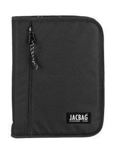 Jacbag OrganiZip-Fermuarlı Dosya Çanta A4 Organizer Dosya-Siyah