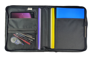 Jacbag OrganiZip-Fermuarlı Dosya Çanta A4 Organizer Dosya-Kırmızı