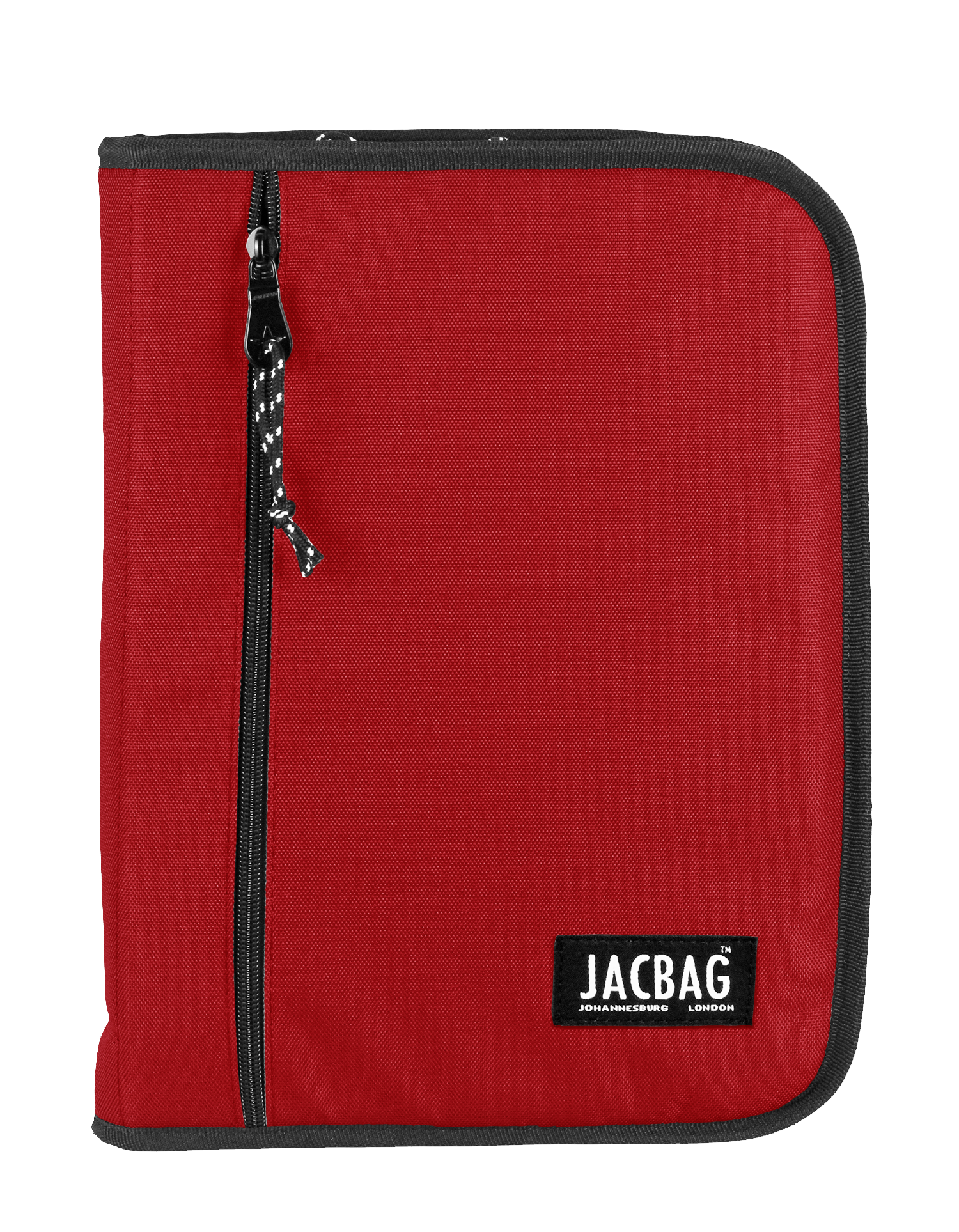 Jacbag OrganiZip-Fermuarlı Dosya Çanta A4 Organizer Dosya-Kırmızı