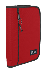 Jacbag OrganiZip-Fermuarlı Dosya Çanta A4 Organizer Dosya-Kırmızı