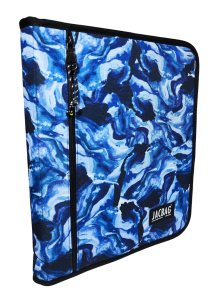 Jacbag OrganiZip-Fermuarlı Dosya Çanta A4 Organizer Dosya-Mavi Dumanlı