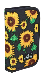 Jacbag Cover -Sert Kapaklı Lastikli Kalem Kutusu Cover-Ayçiçeği