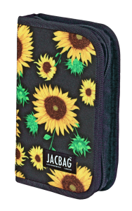 Jacbag Cover -Sert Kapaklı Lastikli Kalem Kutusu Cover-Ayçiçeği
