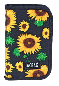 Jacbag Cover -Sert Kapaklı Lastikli Kalem Kutusu Cover-Ayçiçeği