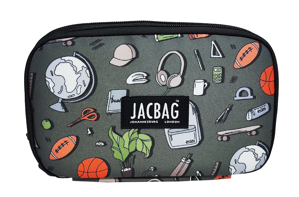 Jacbag Double Cover -Çift Kapaklı Kalem Kutusu Double Cover-College