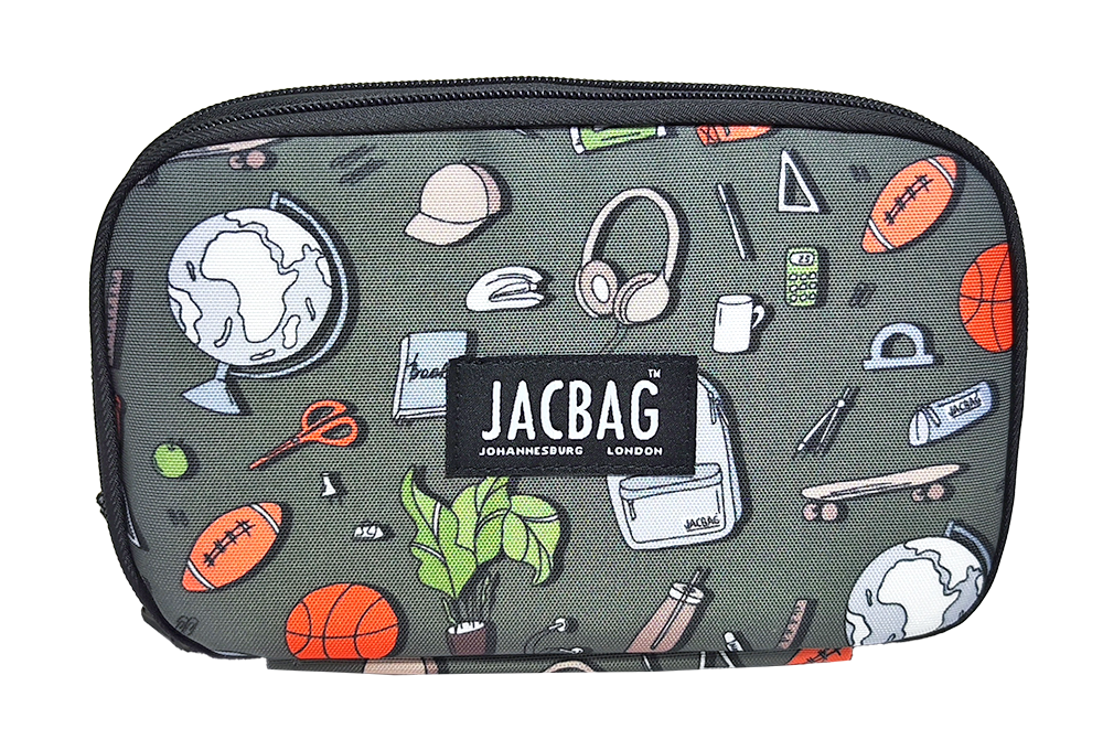 Jacbag Double Cover -Çift Kapaklı Kalem Kutusu Double Cover-College