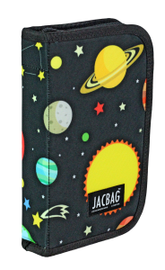 Jacbag Cover -Sert Kapaklı Lastikli Kalem Kutusu Cover-Galaksi