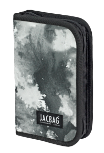 Jacbag Cover -Sert Kapaklı Lastikli Kalem Kutusu Cover-Gri Bulut