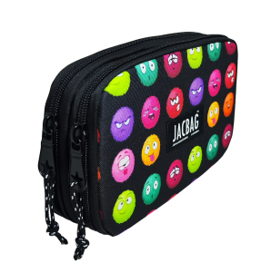 Jacbag Double Cover -Çift Kapaklı Kalem Kutusu Double Cover-Emoji