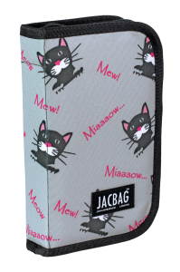 Jacbag Cover -Sert Kapaklı Lastikli Kalem Kutusu Cover-Miyav