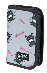 Jacbag Cover -Sert Kapaklı Lastikli Kalem Kutusu Cover-Miyav